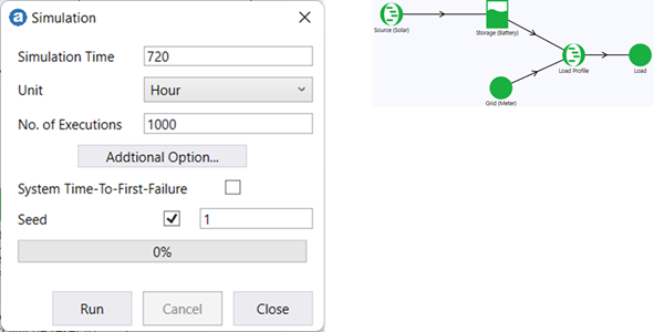 Simulation settings