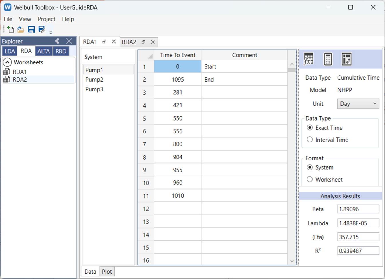 Recurring Data Analysis worksheet